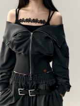 Two-Way Lapel Waist Jacket